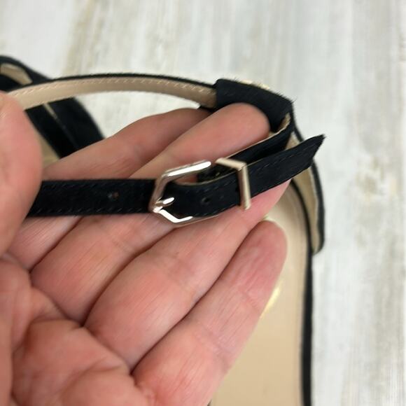 Sam Edelman Yaro Womens sz 9M black suede block heel sandals new - Picture 3 of 9